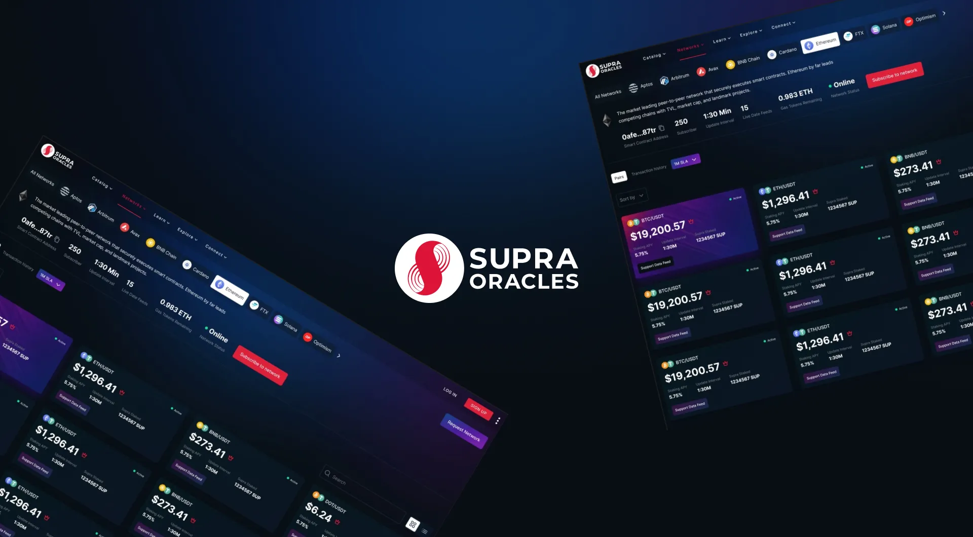 Data Dashboard — Enterprise Oracle Data Platform for Supra